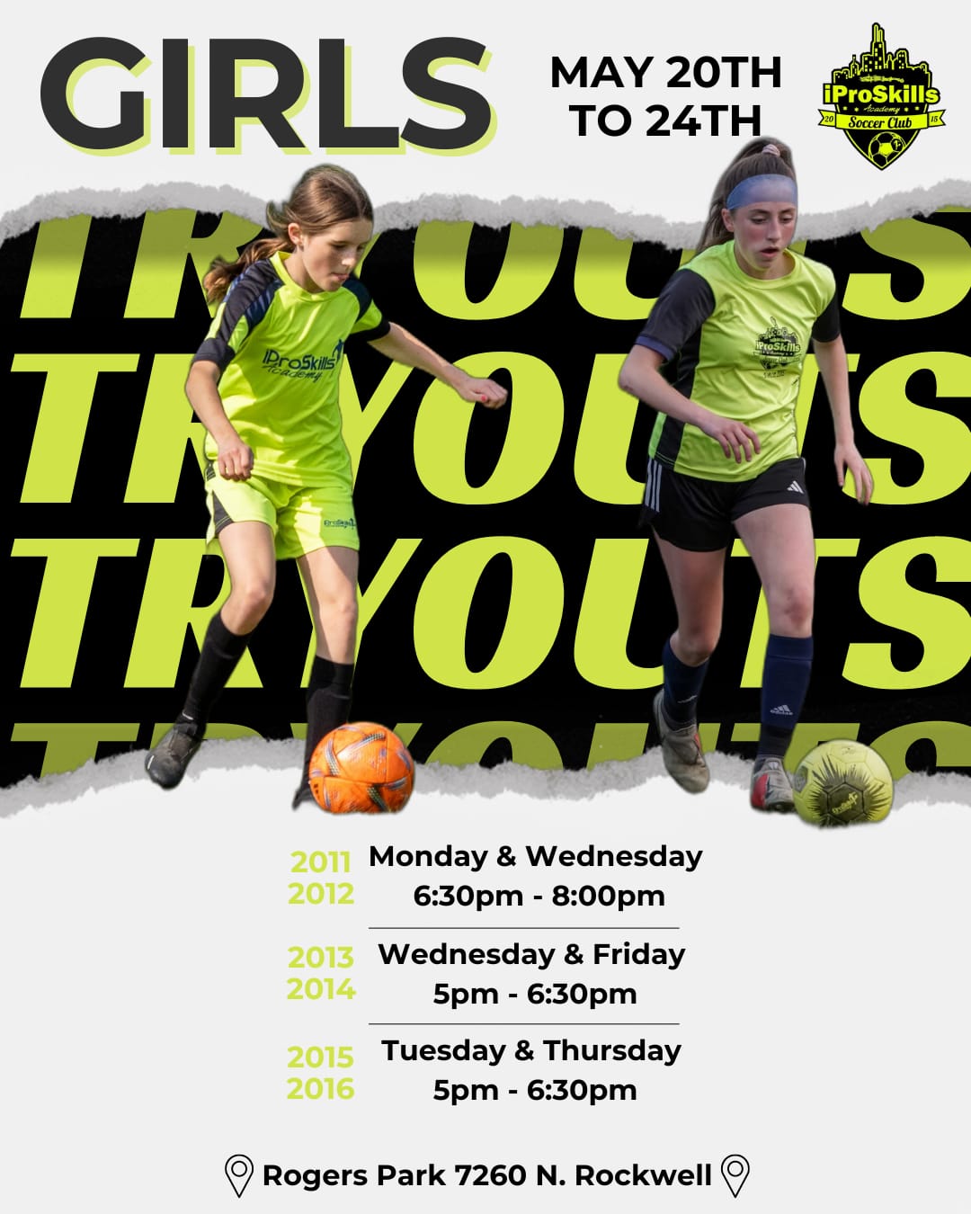 iProSkills Girls Tryouts